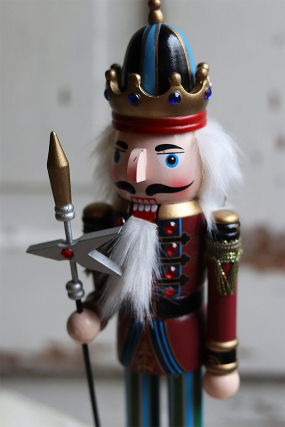 Nutcracker Blue, figurka dziadek do orzechów
