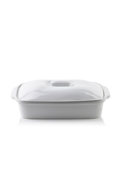 Tradizion, porcelanowe naczynie żaroodporne, wym.9.5x30x20cm