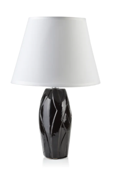 lampa stołowa z ceramiczną podstawą, Letti D, wys.39cm