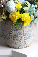 Blue Pereira, stroik wielkanocny z zajączkiem