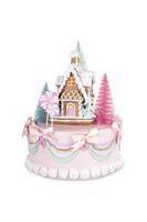 Cukierkowy Świat, świąteczna pozytywka z domkiem LED