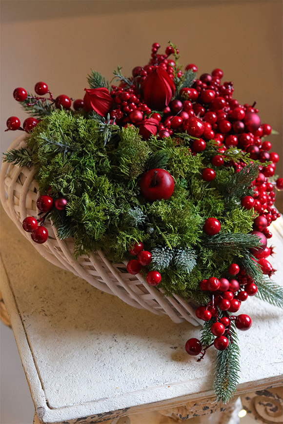 Pamięć w Sercu, stroik nagrobny serce