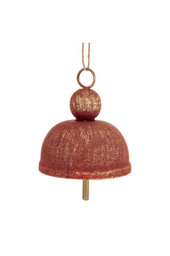 Melville Bells B, świąteczny dzwonek metalowy, kpl.12szt, wym.9.5x8cm