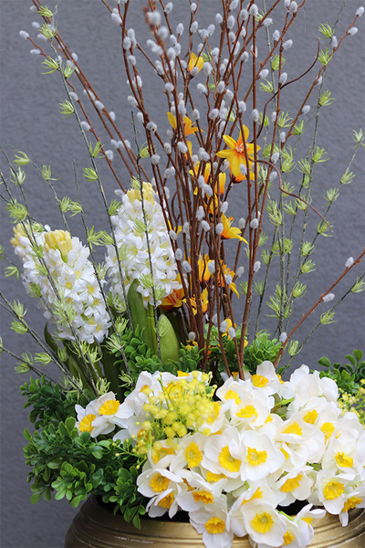 Wiosenne Trele GoldLine, wiosenna kompozycja roślinna