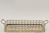 Indie Gold C, taca lustrzana w stylu retro, wym.10.5x52x27.5cm