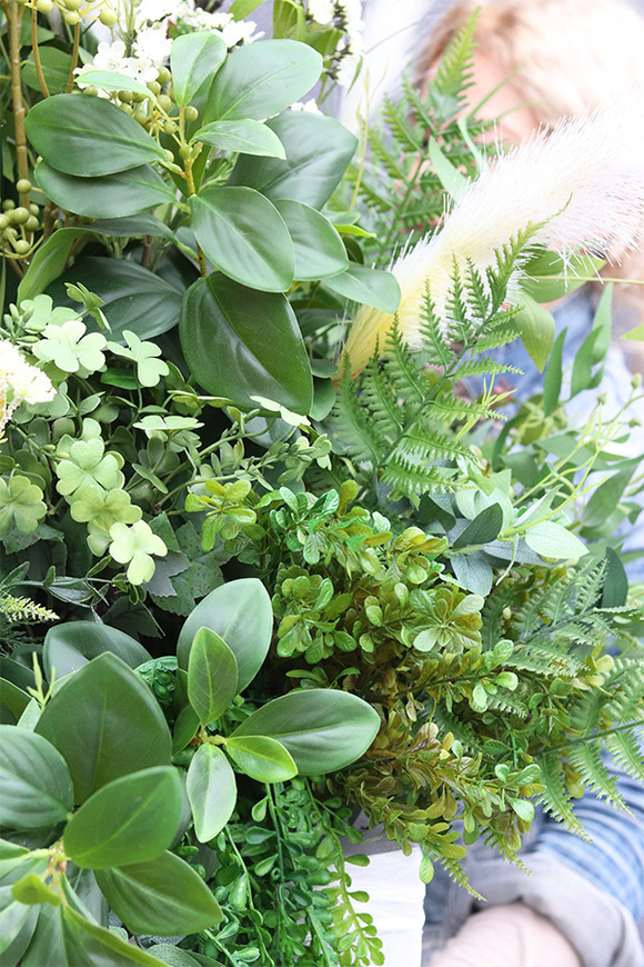 Geroya 2, zielona kompozycja z trawami do twojej donicy