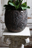 elegancki storczyk w donicy clayfibre, Monstera Premium, wys.90cm