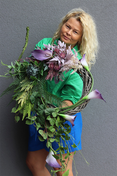 Fioletana, wieniec nagrobny