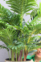 Areca Design, sztuczna palma w metalowej donicy