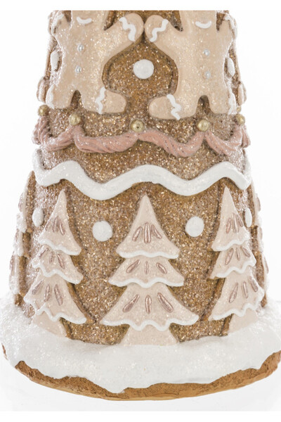 Gingerbread Tree, świąteczna figurka choinka z piernika