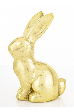 OD RĘKI Bunny Gold A, złota figurka wielkanocna zajączek, wym.12x5.5x8cm