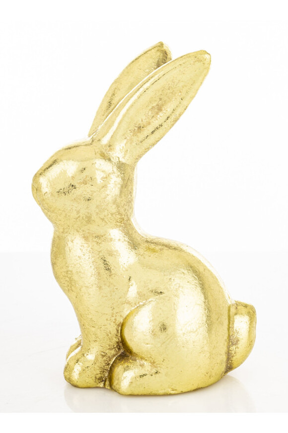 Bunny Gold A, złota figurka wielkanocna zajączek, wym.12x5.5x8cm