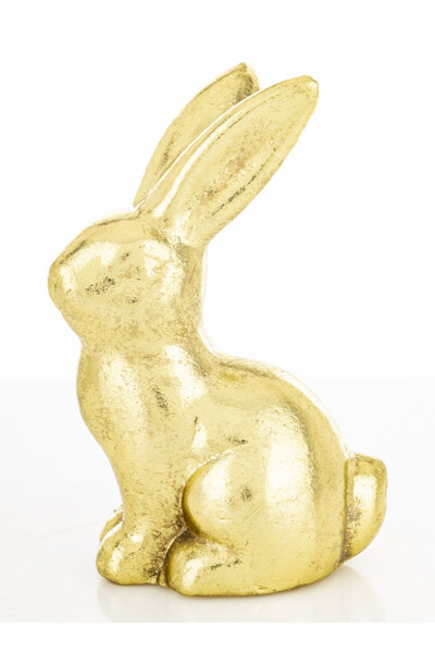 Bunny Gold A, złota figurka wielkanocna zajączek, wym.12x5.5x8cm