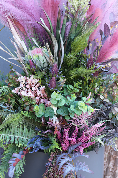 Moko Wrzosy Fiberglass, podłogowa dekoracja jesienna