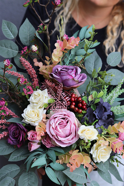 Vilani, bukiet nagrobny we wkładzie do wazonu