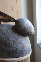 Modern B, duży zajączek wielkanocny figurka metalowa, wys.40cm