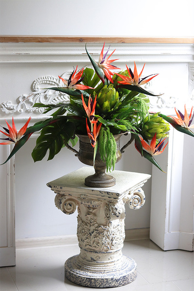 Strelicja Palace Side, egzotyczna dekoracja w pucharze