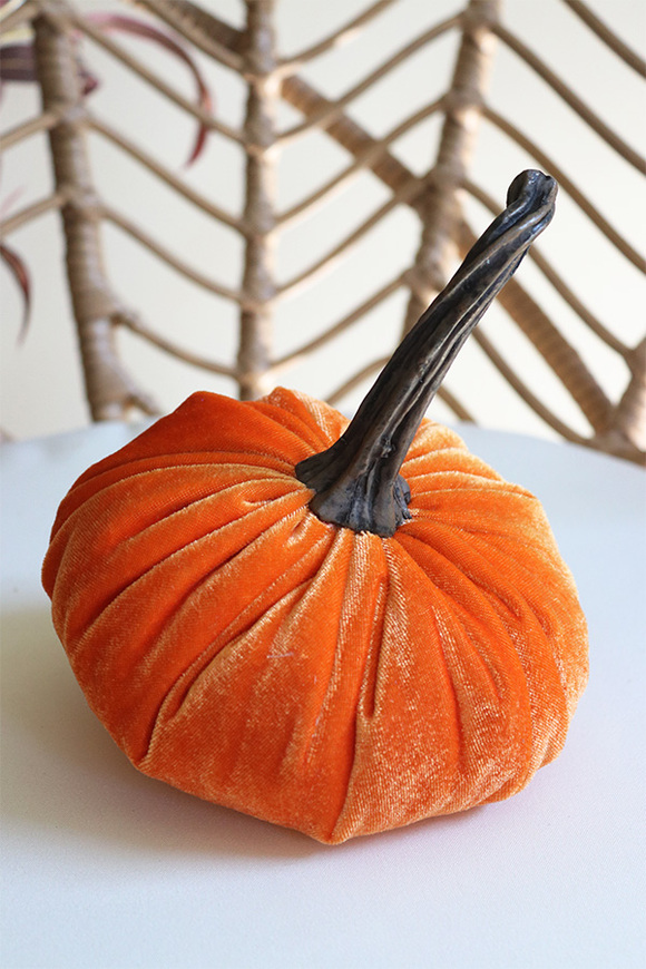 Dynia Veluria, dekoracyjna dynia pluszowa, pomarańczowa