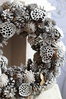 Królestwo Szyszki New, świąteczny wianek dekoracyjny