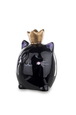 Lucky Cat A, skarbonka w kształcie kota, wym.9.5x7cm