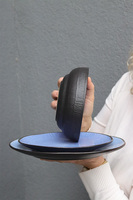 Bonita Blue, komplet obiadowy dla 6 osób, 18 elementów