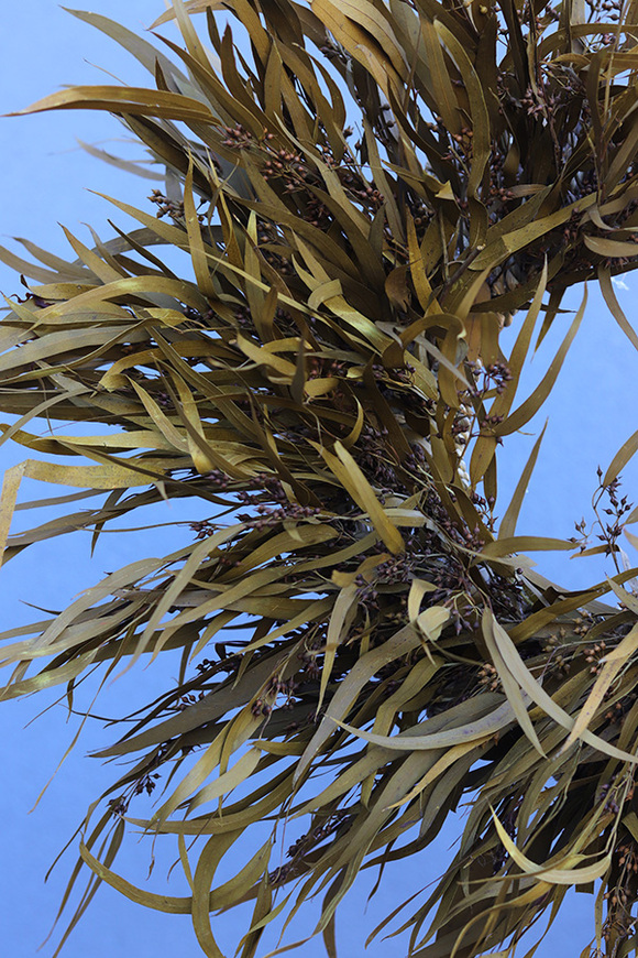 Jesienny Polot, dekoracyjny wianek z suszonych i stabilizowanych roślin, śr.68cm