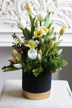 stroik wielkanocny / kompozycja kwiatowa Madalla, wys.45cm 