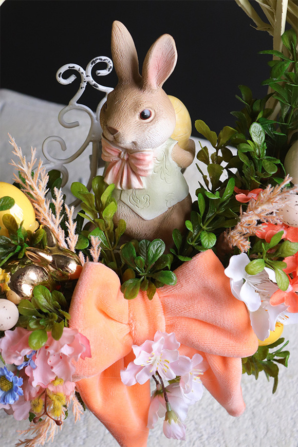 Kokarda Morelowa, wielkanocny wianek z zajączkiem