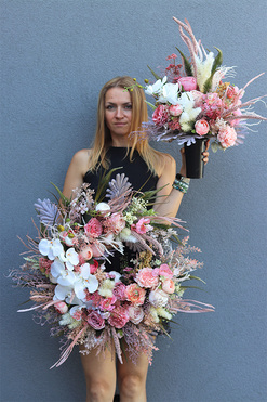 San Remo Funeral, komplet dekoracji nagrobnych, bukiet + wieniec