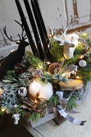 Marmurowe Święta, stroik adwentowy