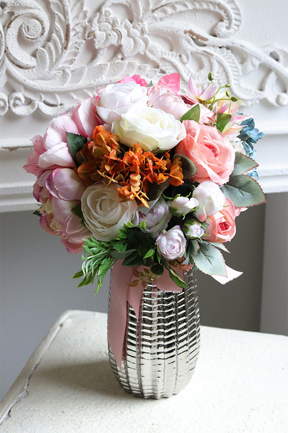 Redera Silver Florentia, elegancki bukiet w wazonie