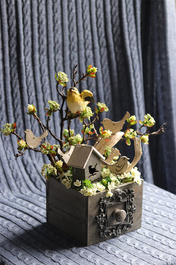 Geriasa, dekoracja wielkanocna w szufladzie