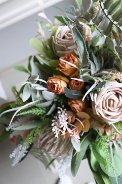 Sand Flowers, dekoracja kwiatowa w naczyniu, wym.44x40cm