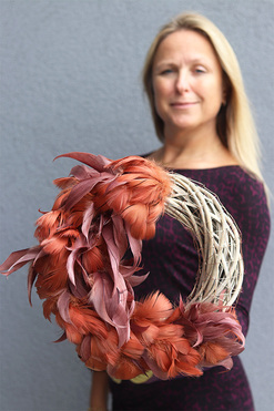 jesienny wianek Pasjonat, śr.28cm  