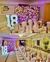 jednostronna ścianka kwiatowa, Maria Antonina wys.2m x szer.3m, wypożyczenie