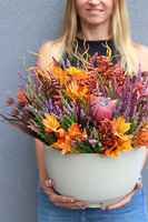 Agnes Autumn A, jesienna kompozycja, wym.45x40cm