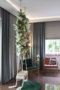 La Guel November, elegancka girlanda kwiatowa, dł.150cm