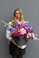 Fioletowe Wspomnienia 2, nowoczesna kompozycja nagrobna