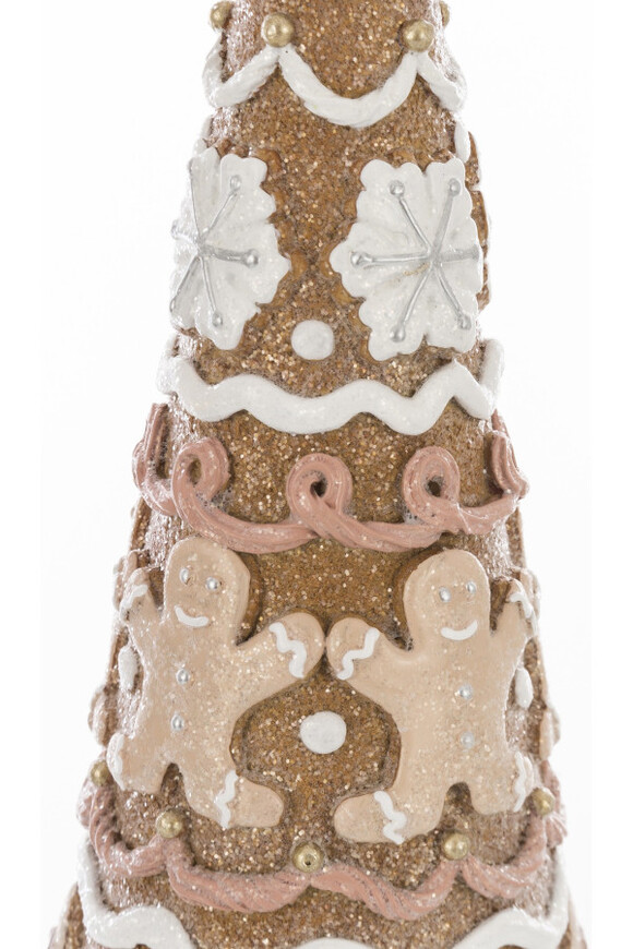 Gingerbread Tree, świąteczna figurka choinka z piernika