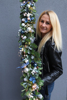 Blue Eveline, girlanda świąteczna LED