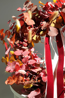 Boho Nemre, dekoracyjny wianek ze stabilizowanych roślin, śr.45cm