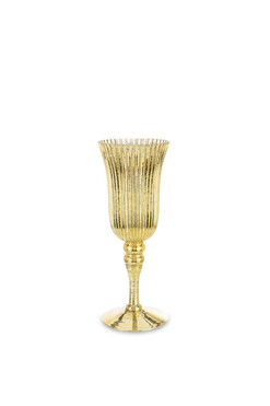Chalice Gold A, elegancki świecznik kielich, wys.30cm