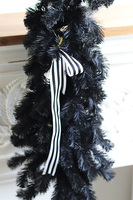 Black Winter dekoracyjna choinka sztuczna w jucie