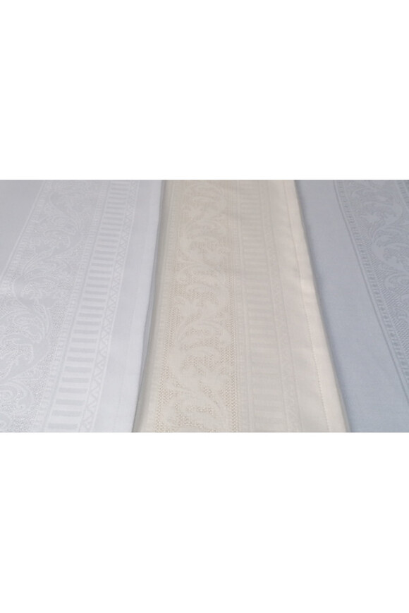 Dalia, elegancki żakardowy obrus na stół, szary