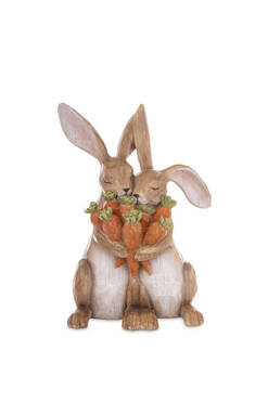 Zajączek Wood F, figurka wielkanocna, wys.32cm