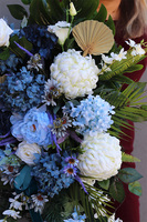  Deluxe Blue, niebieska wiązanka nagrobna