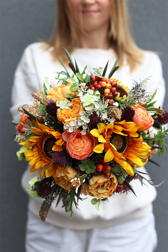 Klonea, jesienna kompozycja na stół