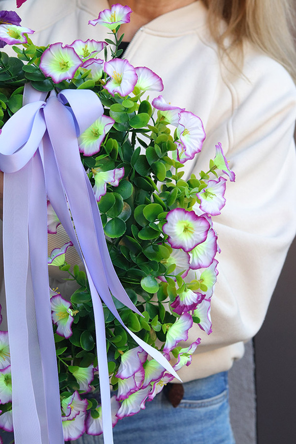 Pelagia White, piękny wianek dekoracyjny