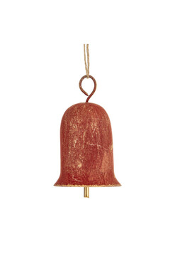 Melville Bells C, świąteczny dzwonek metalowy, kpl.12szt, wym.8.5x5cm