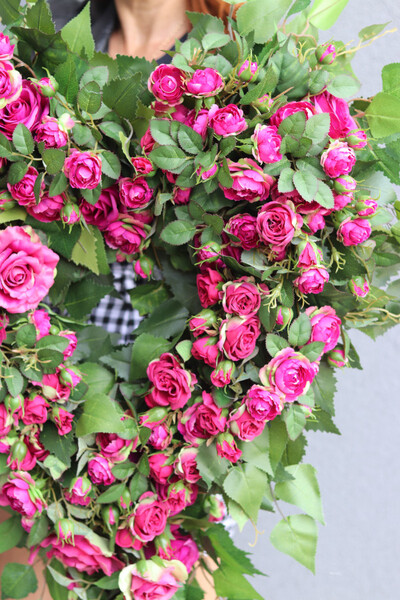 Serce Różanna, wieniec nagrobny w kształcie serca